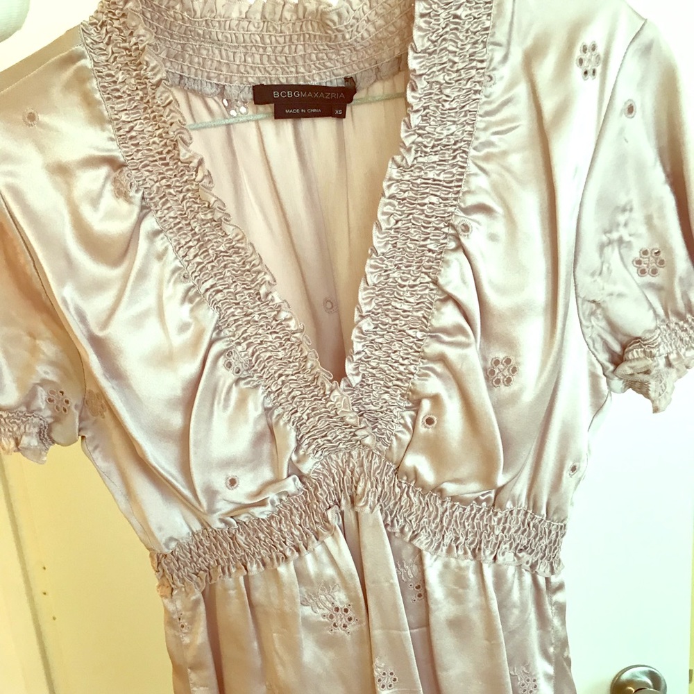 Silk dusty purple blouse